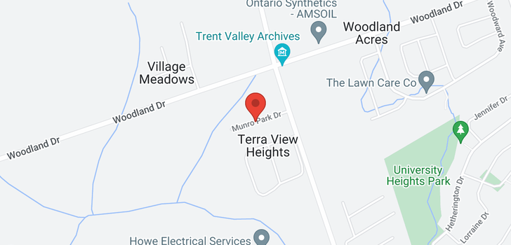 map of 415 MUNRO PARK DRIVE